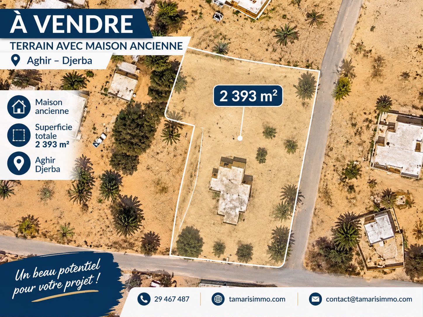 TERRAIN A VENDRE